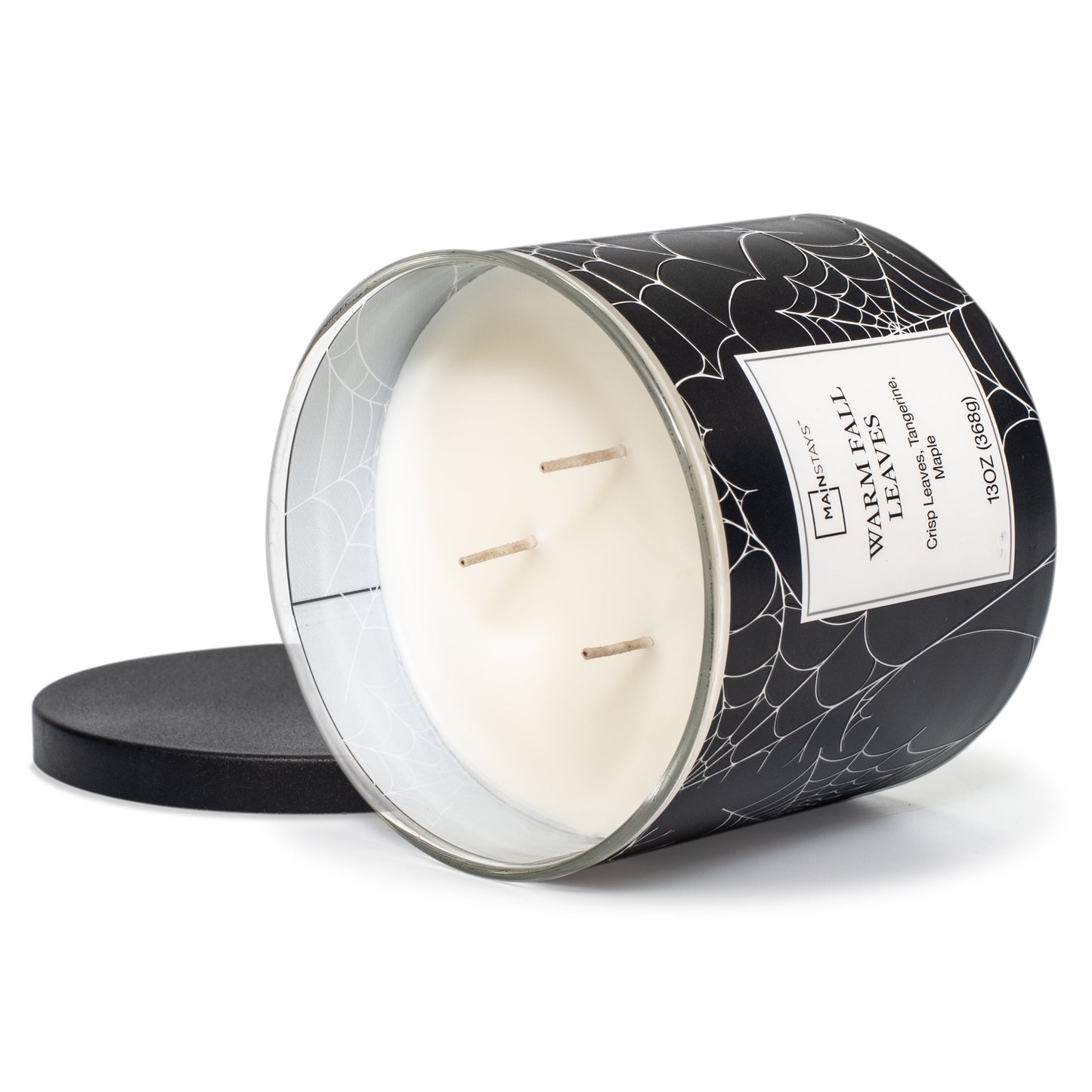 Warm Fall Leaves Scented 3-Wick Candle, 13 Oz.