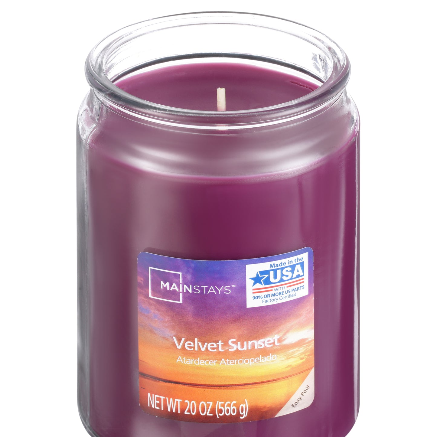 Velvet Sunset Single-Wick Jar Candle, 20 Oz.