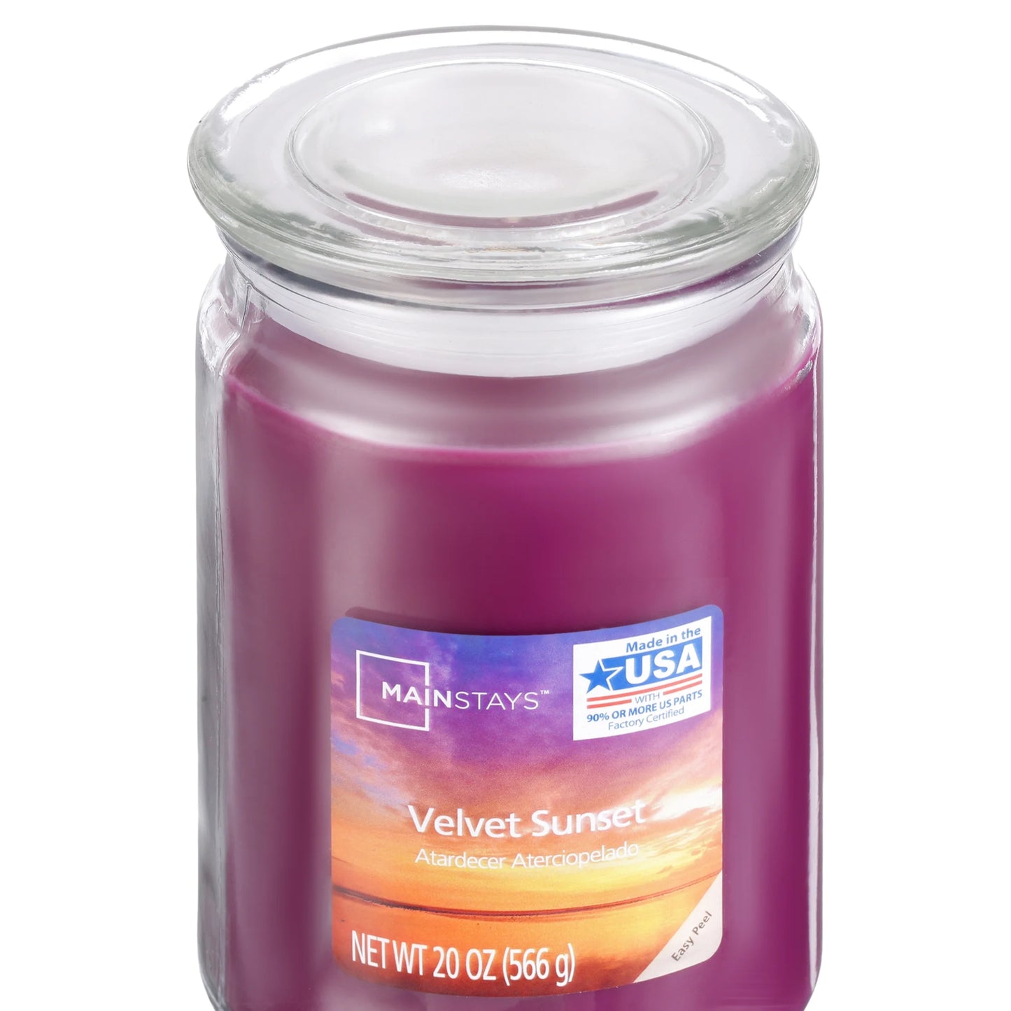 Velvet Sunset Single-Wick Jar Candle, 20 Oz.