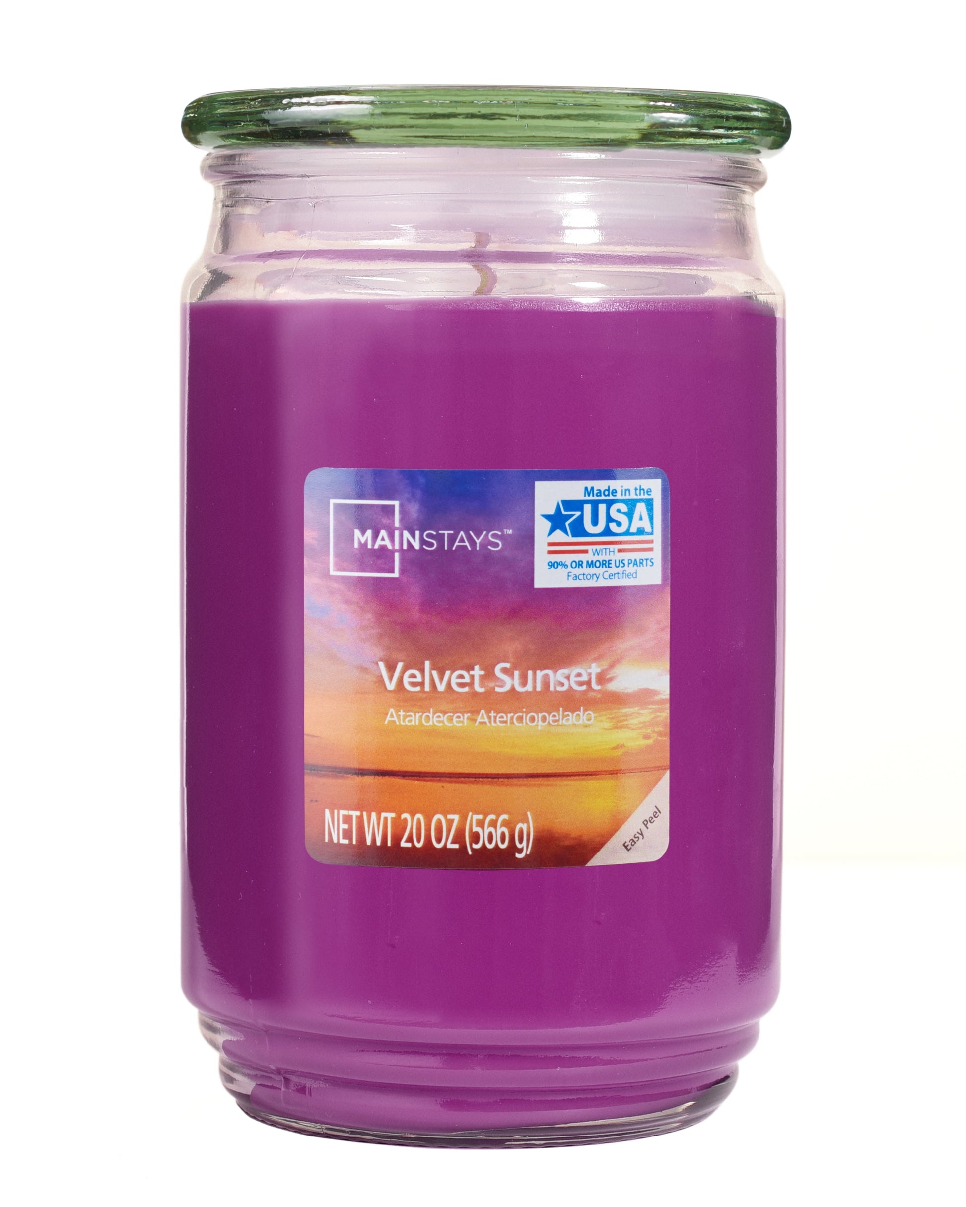 Velvet Sunset Single-Wick Jar Candle, 20 Oz.